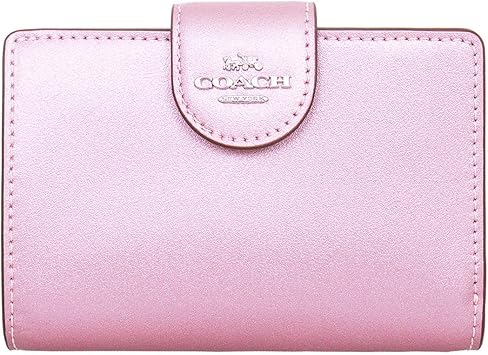コーチ COACH 長財布 フラップ ウォレット パスケース付き レザー ピンク コーチ COACH 財布 （ピンク） -waja bazar - 海外ファッション